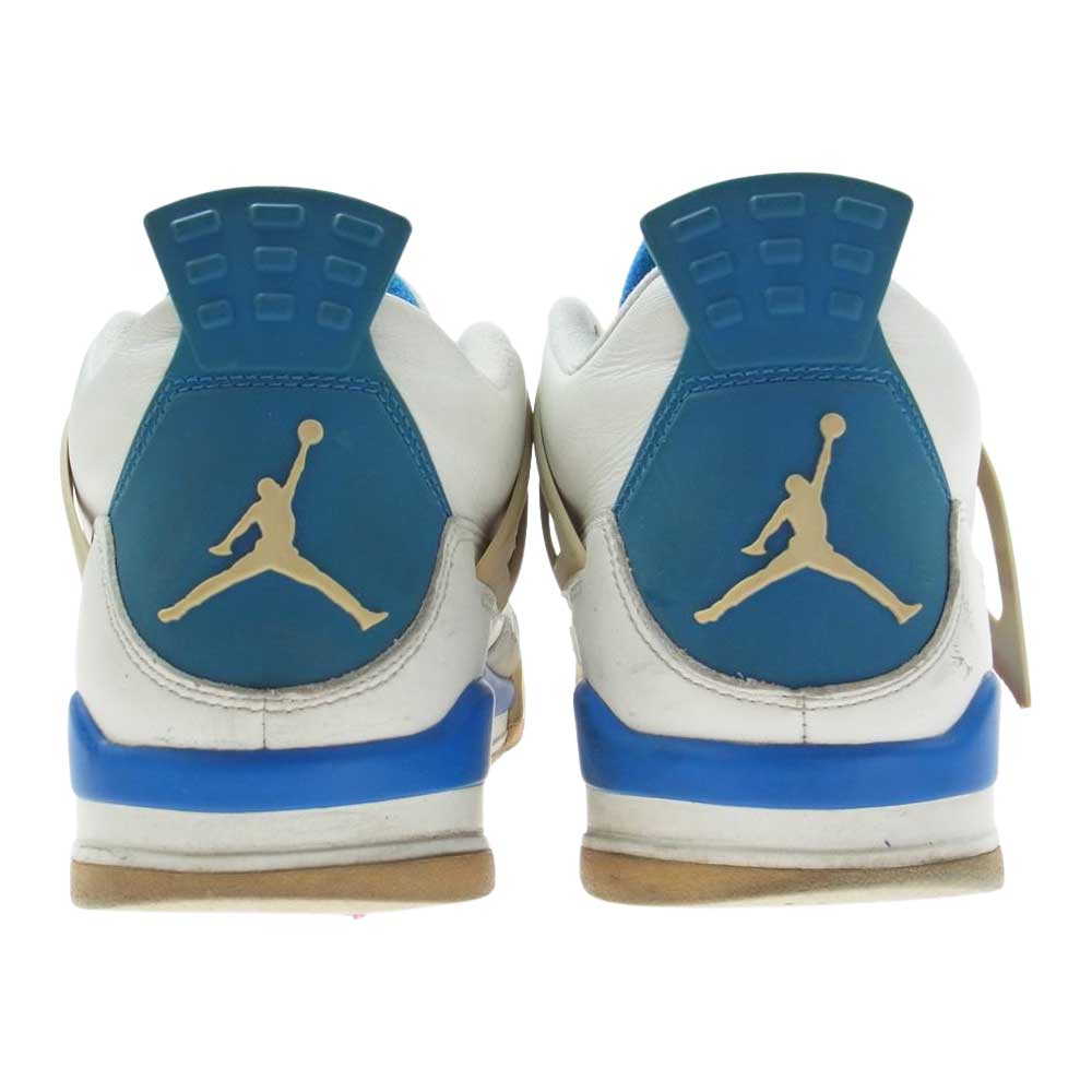 NIKE ナイキ 308497-105 AIR JORDAN 4 Retro エア ジョーダン レトロ スニーカー ホワイト系 27.0cm【中古】