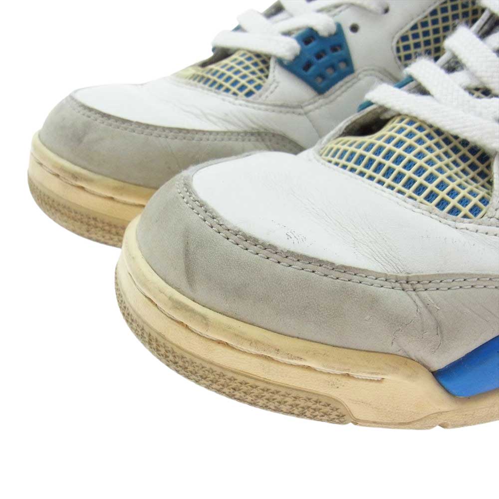 NIKE ナイキ 308497-105 AIR JORDAN 4 Retro エア ジョーダン レトロ スニーカー ホワイト系 27.0cm【中古】