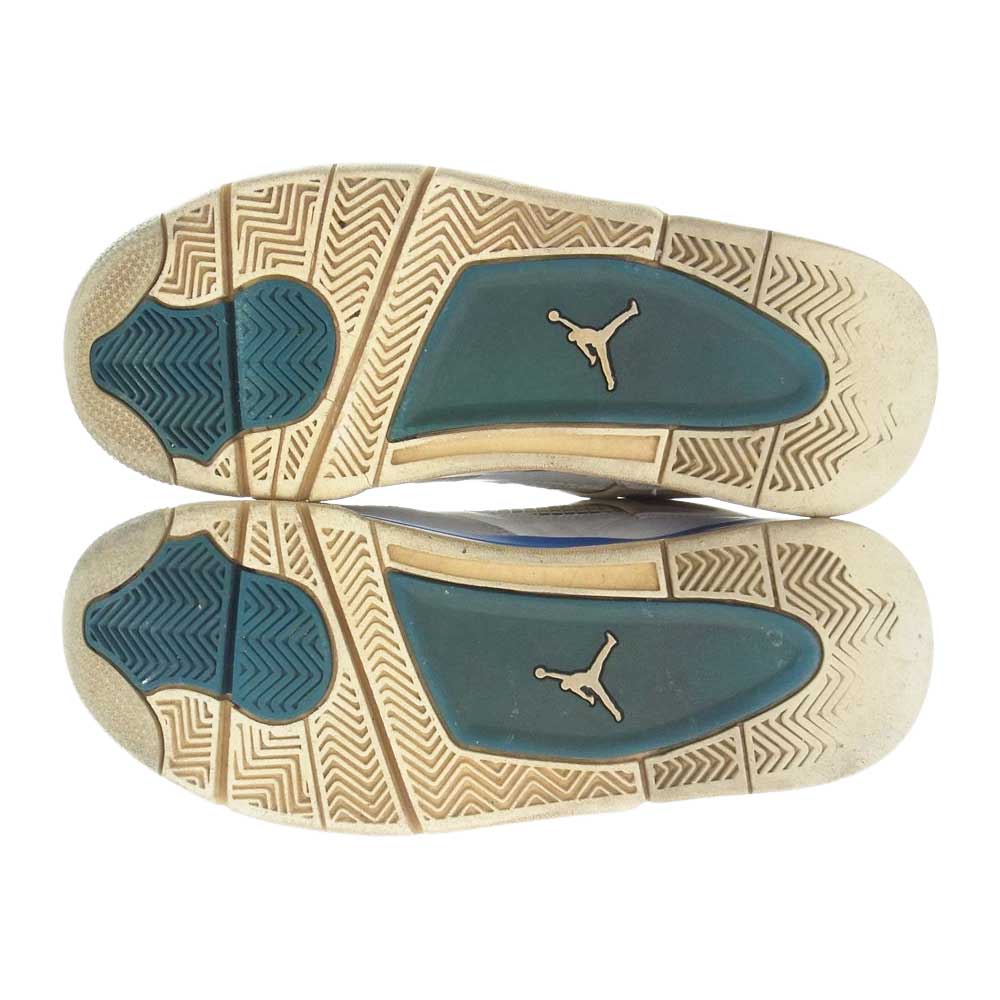 NIKE ナイキ 308497-105 AIR JORDAN 4 Retro エア ジョーダン レトロ スニーカー ホワイト系 27.0cm【中古】