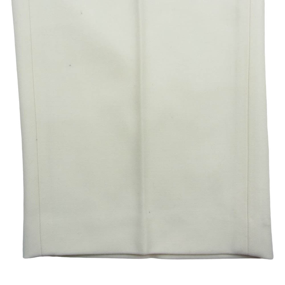 ENFOLD エンフォルド 300BA131-2140 ウール ワイド スラックス パンツ オフホワイト オフホワイト系 38【中古】