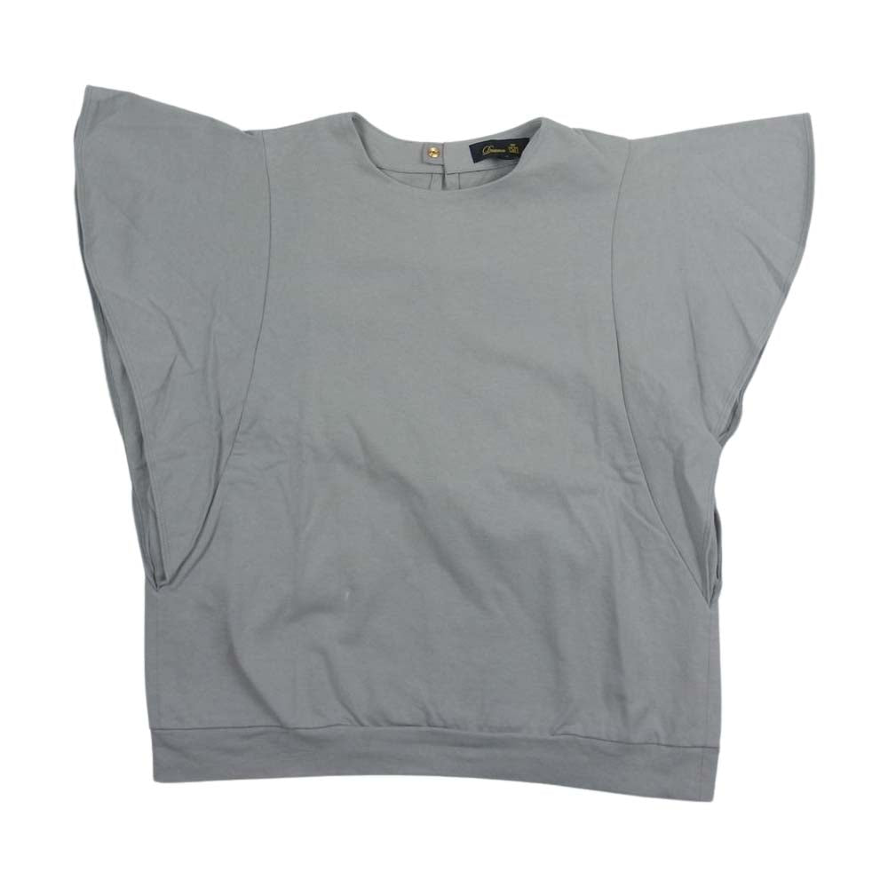 Drawer ドゥロワー 6517-206-0574 D MS1 CO FLR/SL CN PO 天竺コットン フレア スリーブ ドレープ プルオーバー グレー系 1【中古】