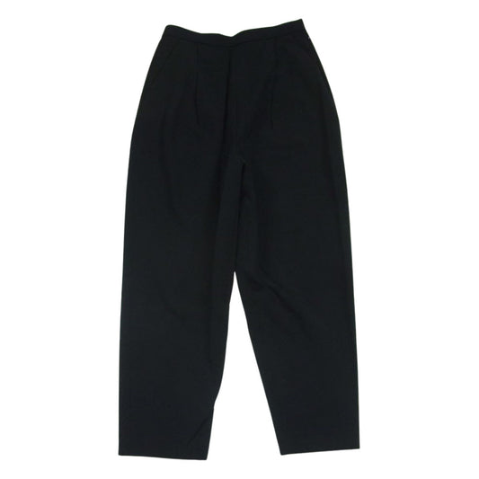 ENFOLD エンフォルド 300CA231-0100 タック テーパード スラックス パンツ 日本製 ブラック系 38【中古】