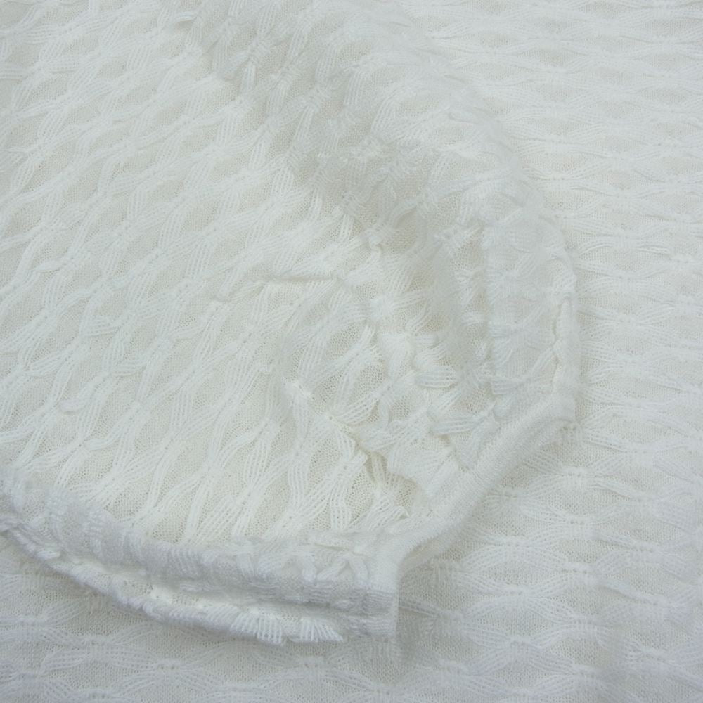 新品　ドゥロワー　wool ニット　トップス　ホワイト　サイズ2