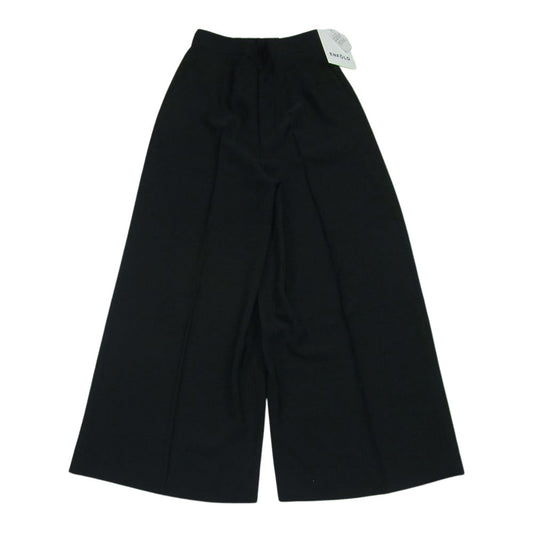 ENFOLD エンフォルド 300DS131-2040 ダブルクロス クロップド イージー トラウザー スラックス パンツ ブラック系 38【中古】