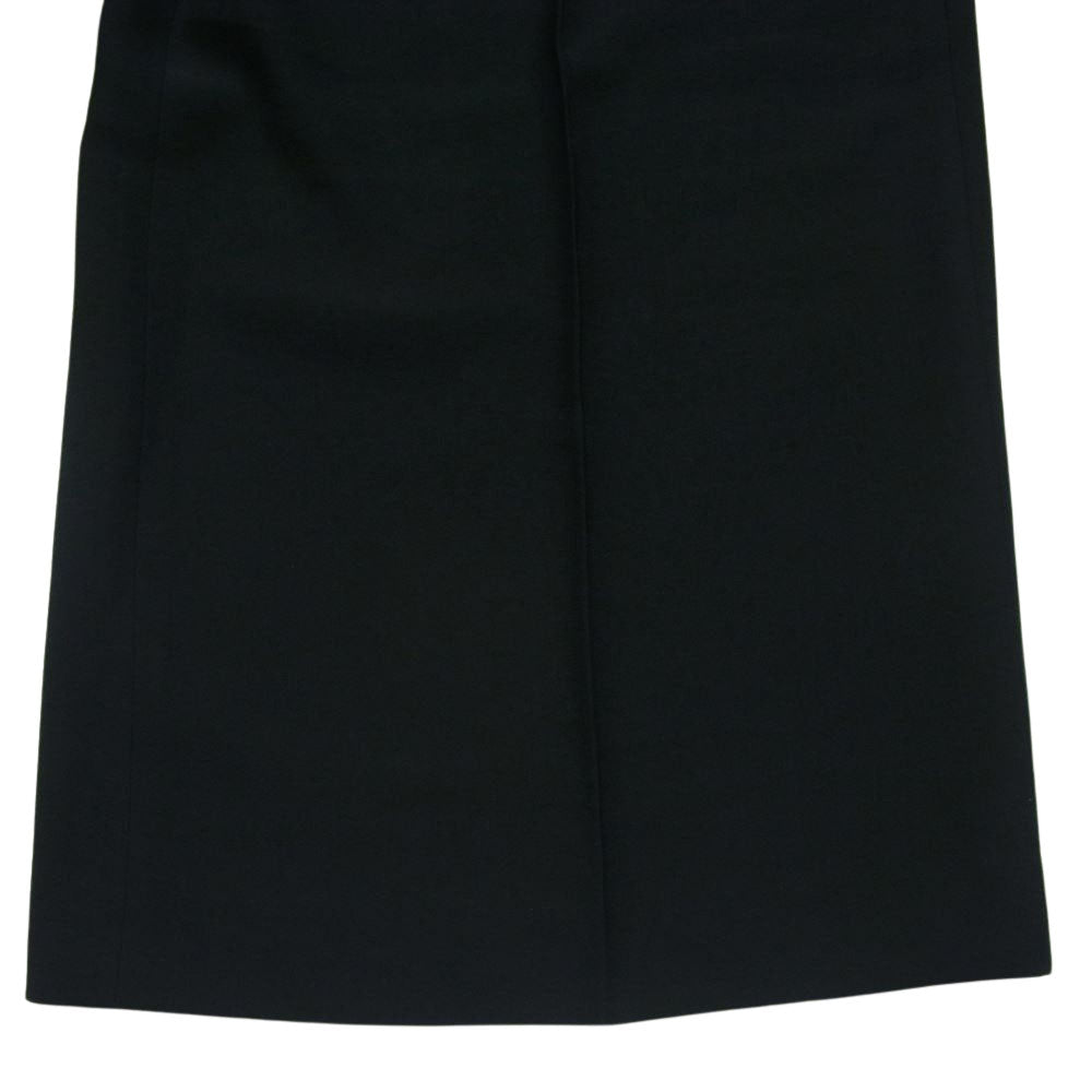 ENFOLD エンフォルド 300DS131-2040 ダブルクロス クロップド イージー トラウザー スラックス パンツ ブラック系 38【中古】