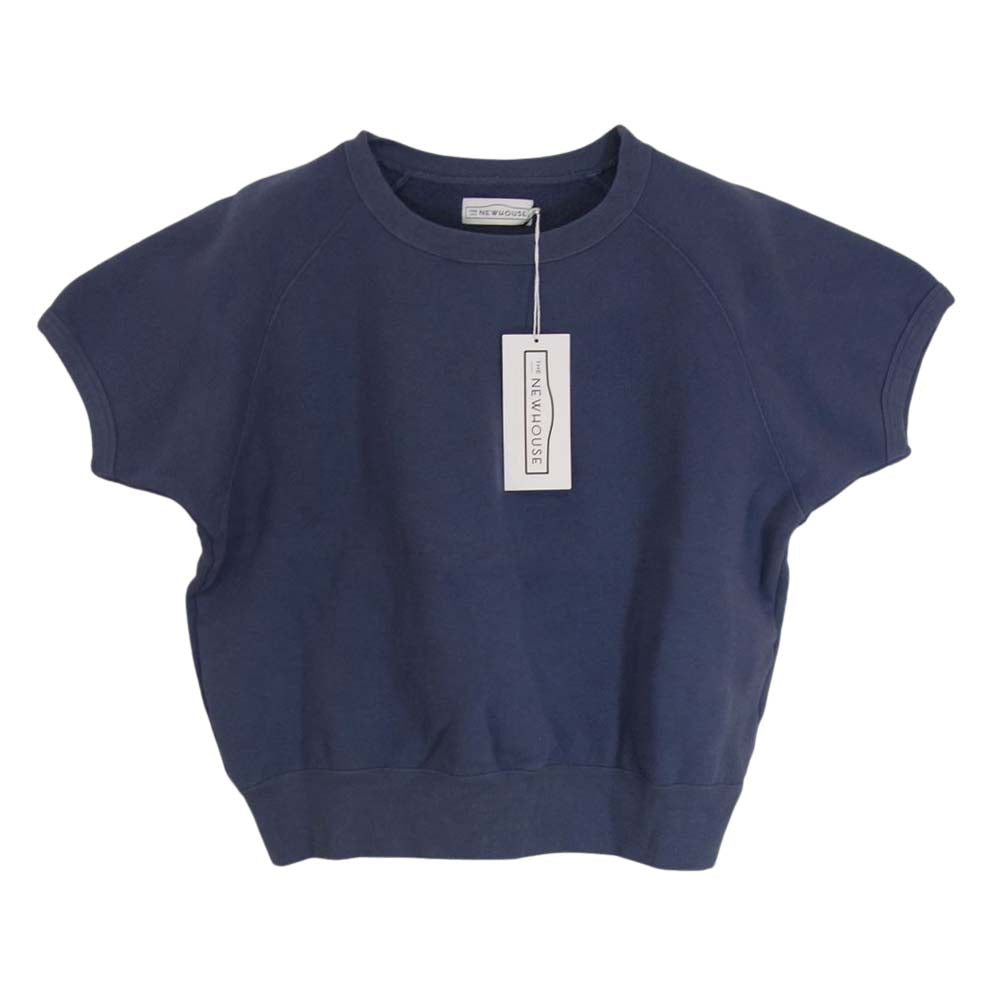 ザニューハウス TNH21100-07 CHULA VISTA HALF SLEEVE クルーネック スウェット 半袖 パープル系【美品】【中古】