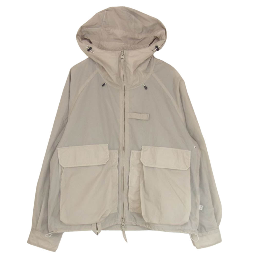 エンズアンドミーンズ Fishing Jacket フィッシング ナイロン ジャケット グレー系 S【中古】