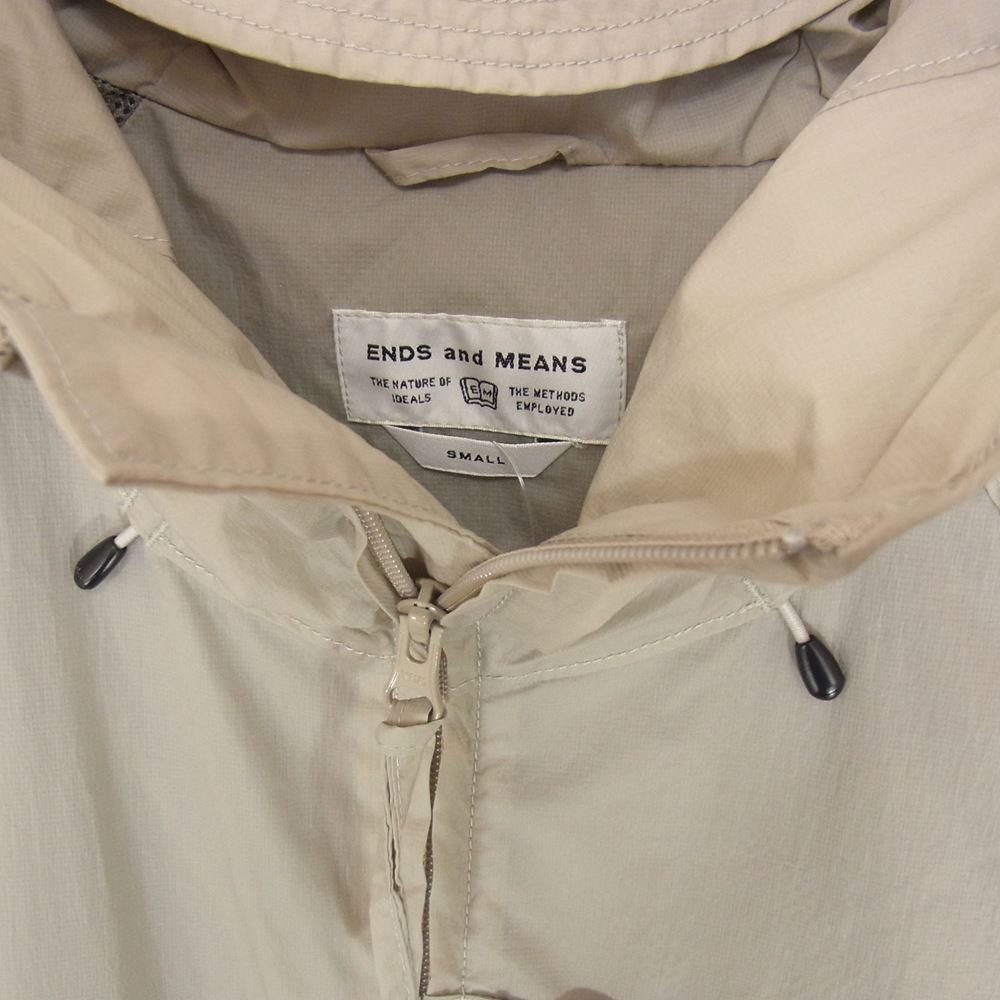 エンズアンドミーンズ Fishing Jacket フィッシング ナイロン ジャケット グレー系 S【中古】
