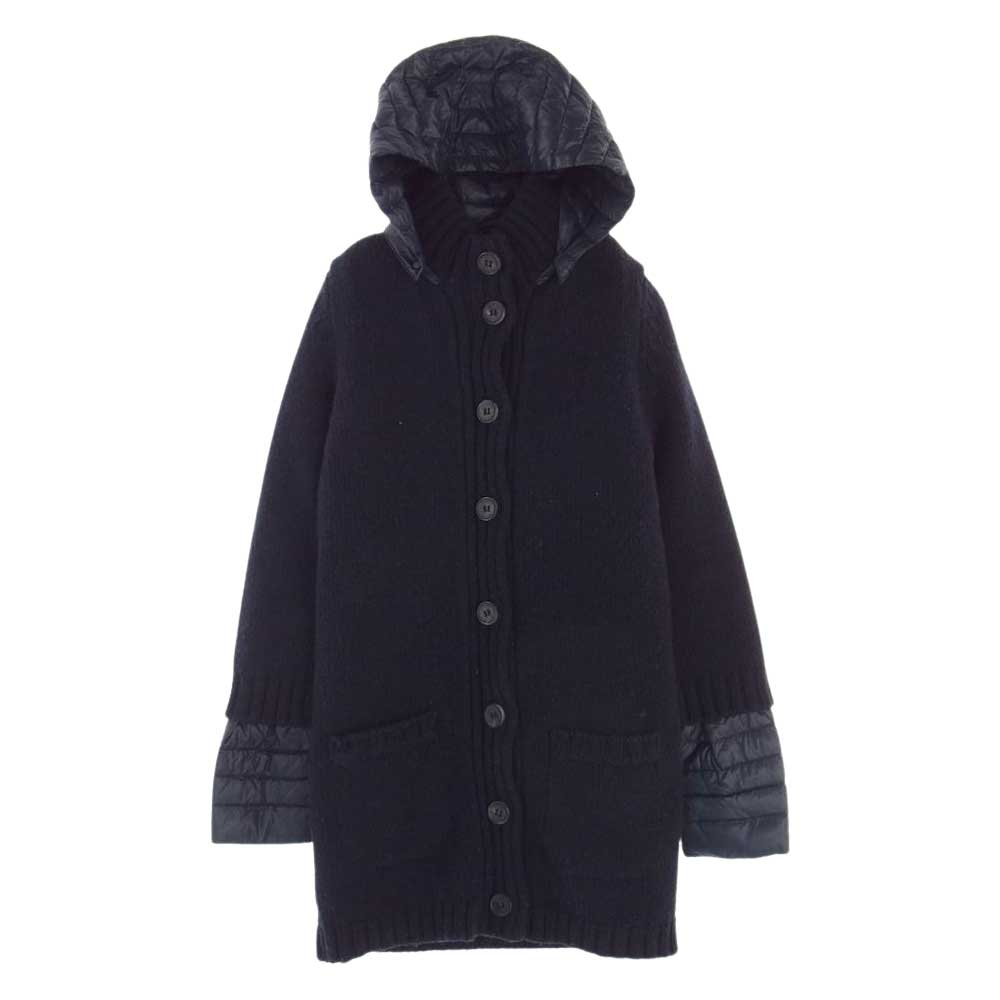 DUVETICA デュベティカ 国内正規品 ニット ダウン コート ダークネイビー系 42【中古】