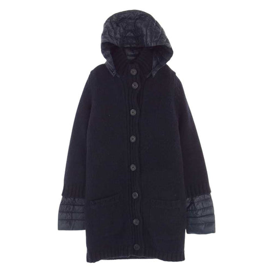 DUVETICA デュベティカ 国内正規品 ニット ダウン コート ダークネイビー系 42【中古】