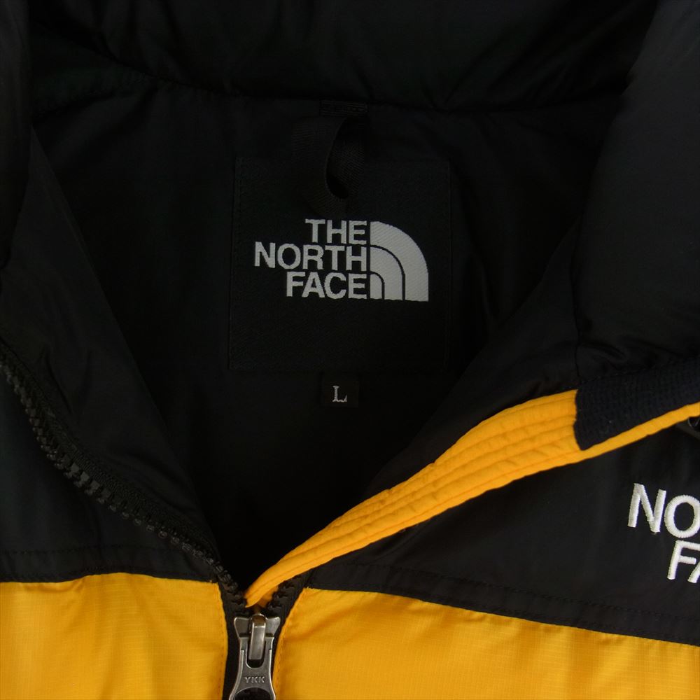 THE NORTH FACE ノースフェイス ND91841 Nuptse Jacket ヌプシ ダウン ジャケット イエロー系 L【中古】
