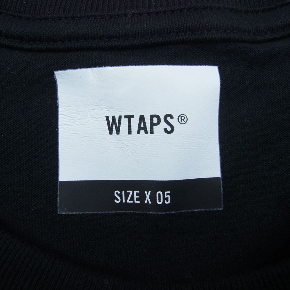 WTAPS ダブルタップス 22SS 222PCDT-ST04S URBAN TRANSITION プリント 半袖 Tシャツ ブラック系 5【新古品】【未使用】【中古】