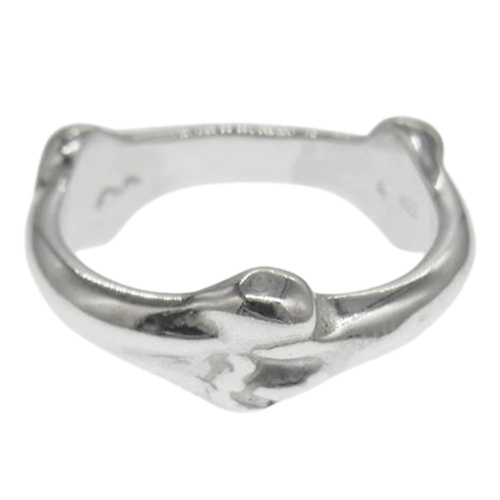TAKAHIRO MIYASHITA The SoloIst. タカヒロミヤシタザソロイスト Bone shaped band ring ボーン シェイプド バンド リング シルバー系【中古】