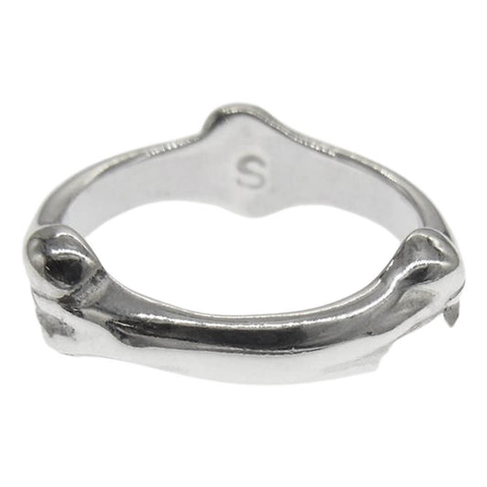 TAKAHIRO MIYASHITA The SoloIst. タカヒロミヤシタザソロイスト Bone shaped band ring ボーン シェイプド バンド リング シルバー系【中古】