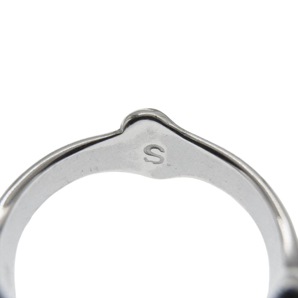 TAKAHIRO MIYASHITA The SoloIst. タカヒロミヤシタザソロイスト Bone shaped band ring ボーン シェイプド バンド リング シルバー系【中古】
