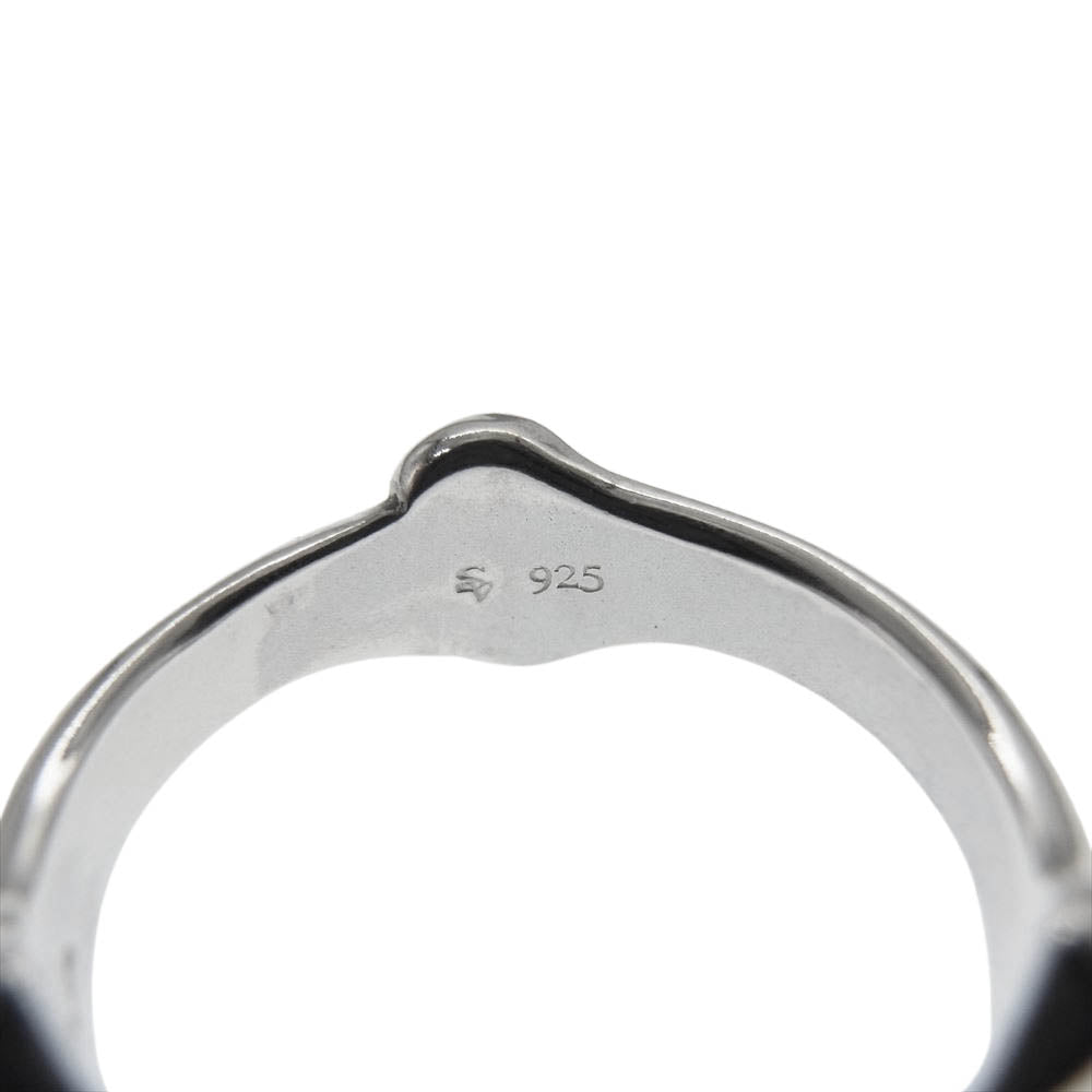 TAKAHIRO MIYASHITA The SoloIst. タカヒロミヤシタザソロイスト Bone shaped band ring ボーン シェイプド バンド リング シルバー系【中古】