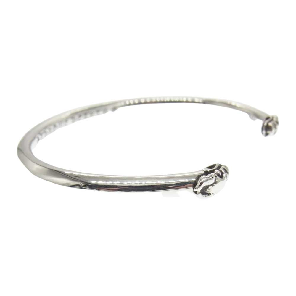 CHROME HEARTS クロムハーツ（原本無） 購入時レシート付 BANGLE DOUBLE DOG ダブルドッグ バングル シルバー系【中古】