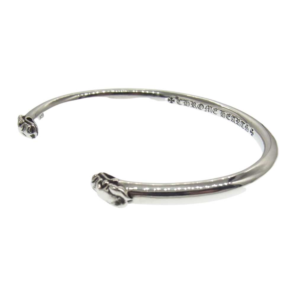 CHROME HEARTS クロムハーツ（原本無） 購入時レシート付 BANGLE DOUBLE DOG ダブルドッグ バングル シルバー系【中古】