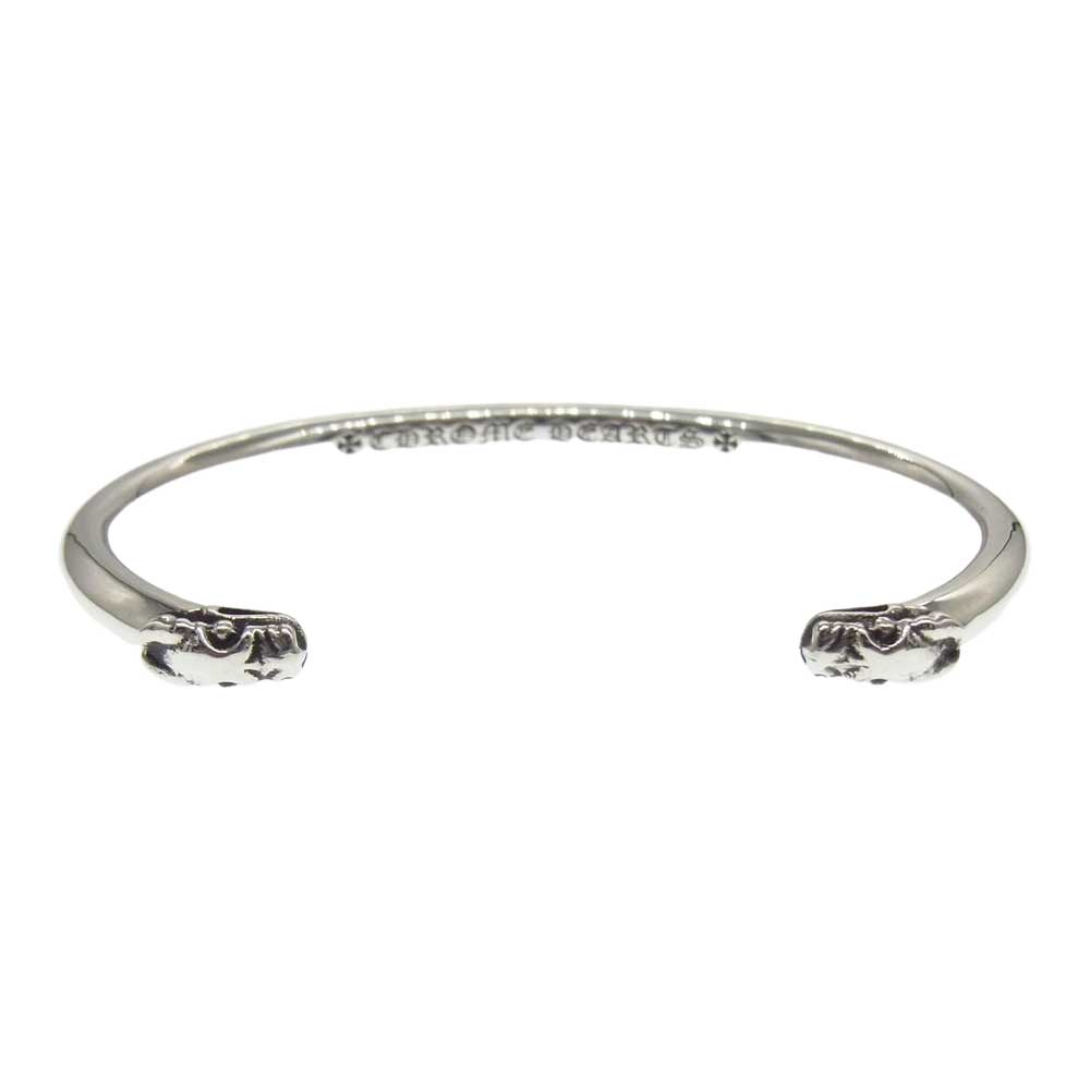CHROME HEARTS クロムハーツ（原本無） 購入時レシート付 BANGLE DOUBLE DOG ダブルドッグ バングル シルバー系【中古】