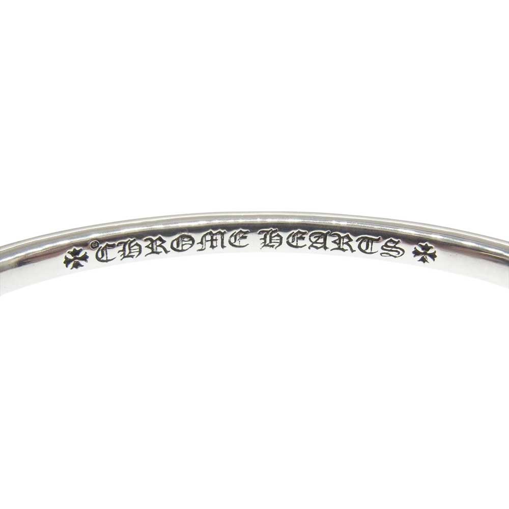 CHROME HEARTS クロムハーツ（原本無） 購入時レシート付 BANGLE DOUBLE DOG ダブルドッグ バングル シルバー系【中古】