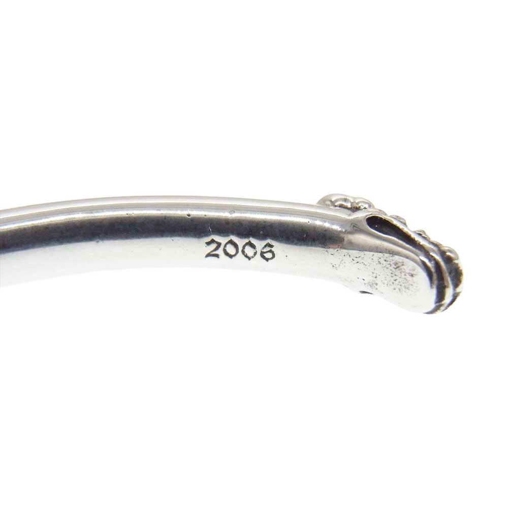 CHROME HEARTS クロムハーツ（原本無） 購入時レシート付 BANGLE DOUBLE DOG ダブルドッグ バングル シルバー系【中古】