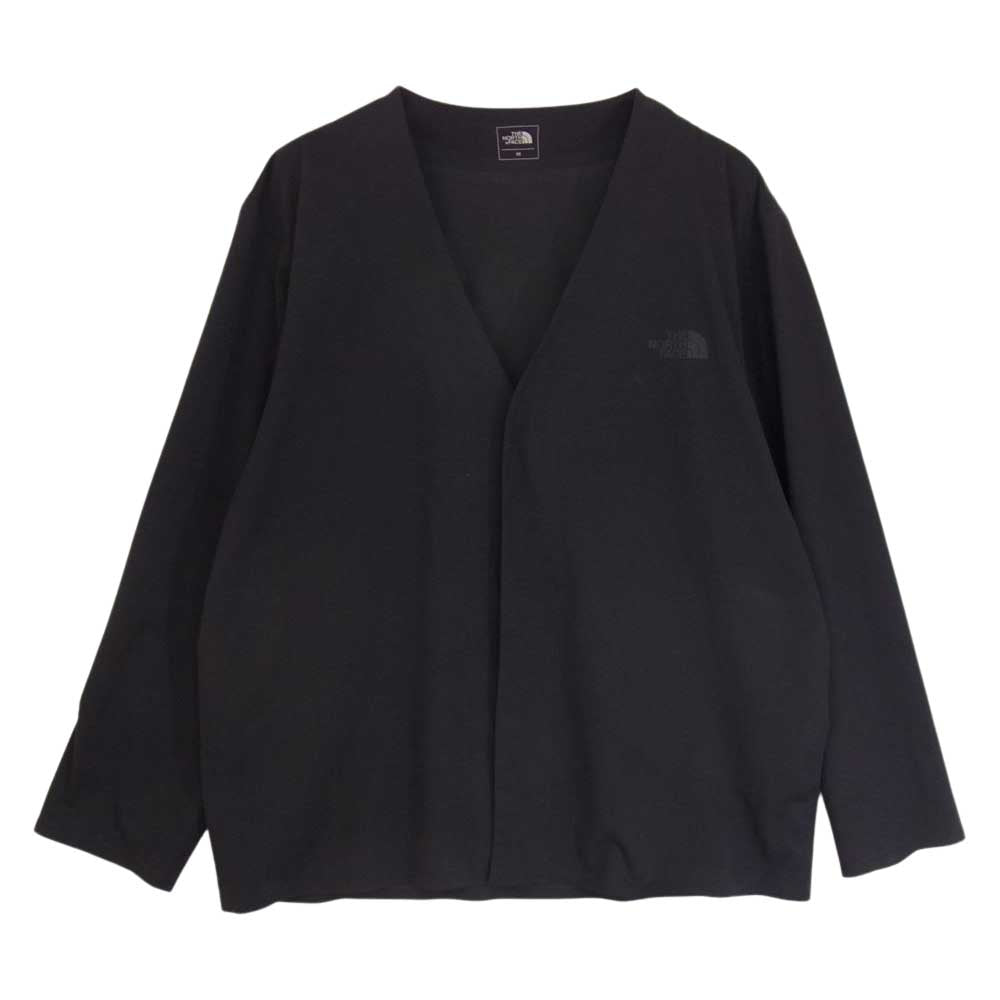 THE NORTH FACE ノースフェイス NT11961 Tech Lounge Cardigan テックラウンジ ノーカラー ジャケット ブラック系 M【中古】