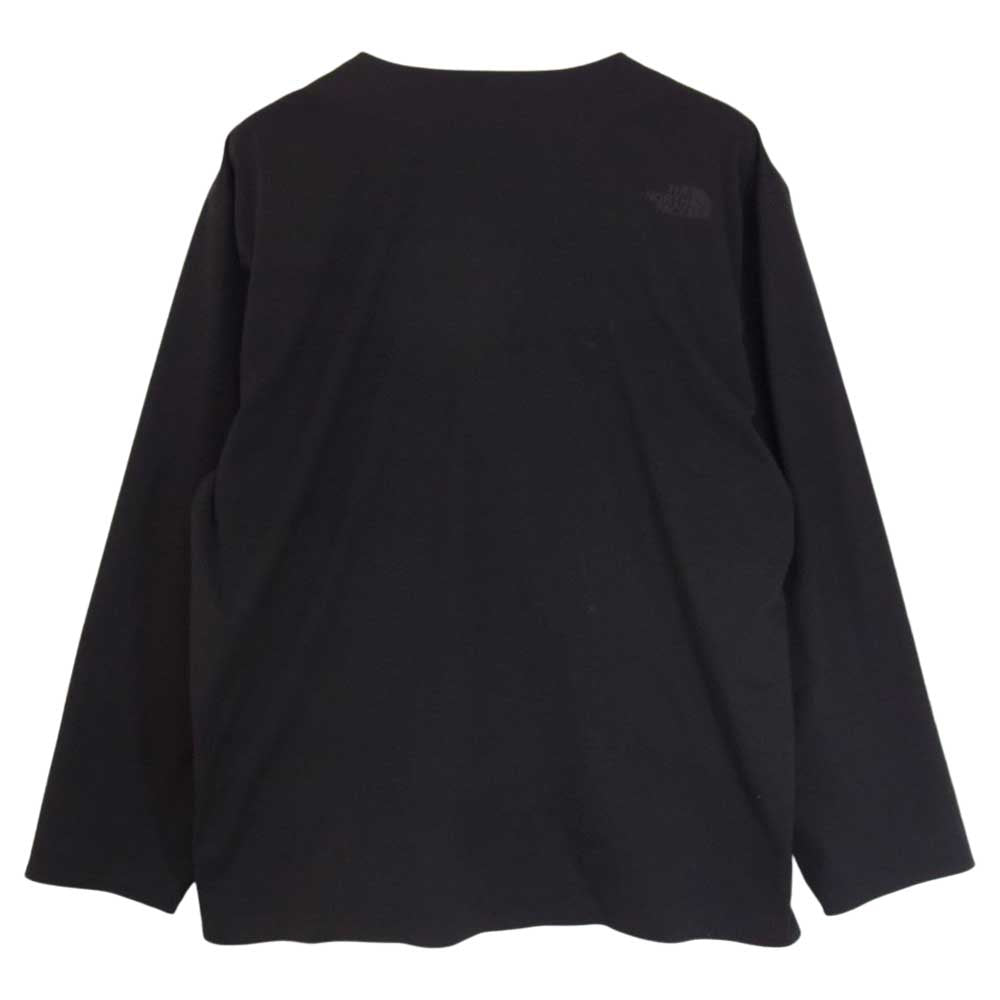 THE NORTH FACE ノースフェイス NT11961 Tech Lounge Cardigan テックラウンジ ノーカラー ジャケット ブラック系 M【中古】