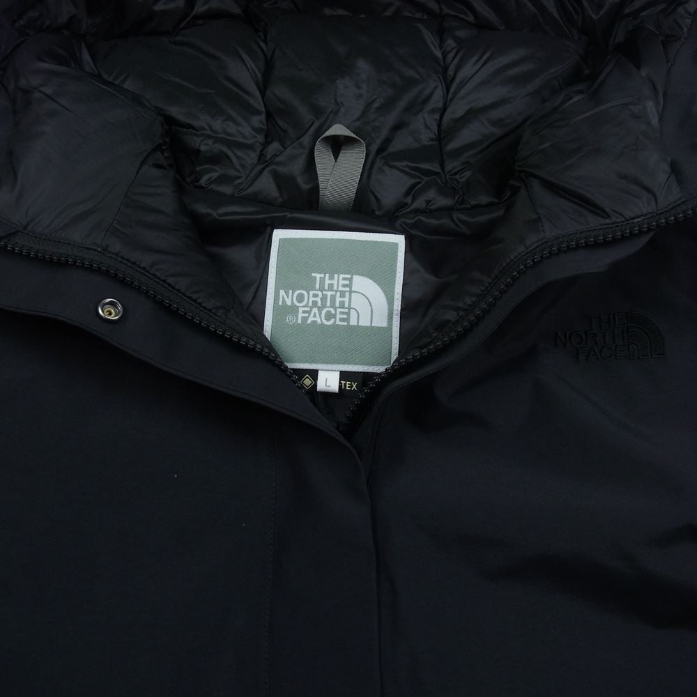 THE NORTH FACE ノースフェイス NDW91837  Makalu Down Coa tマカル ダウン コート ブラック系 L【新古品】【未使用】【中古】