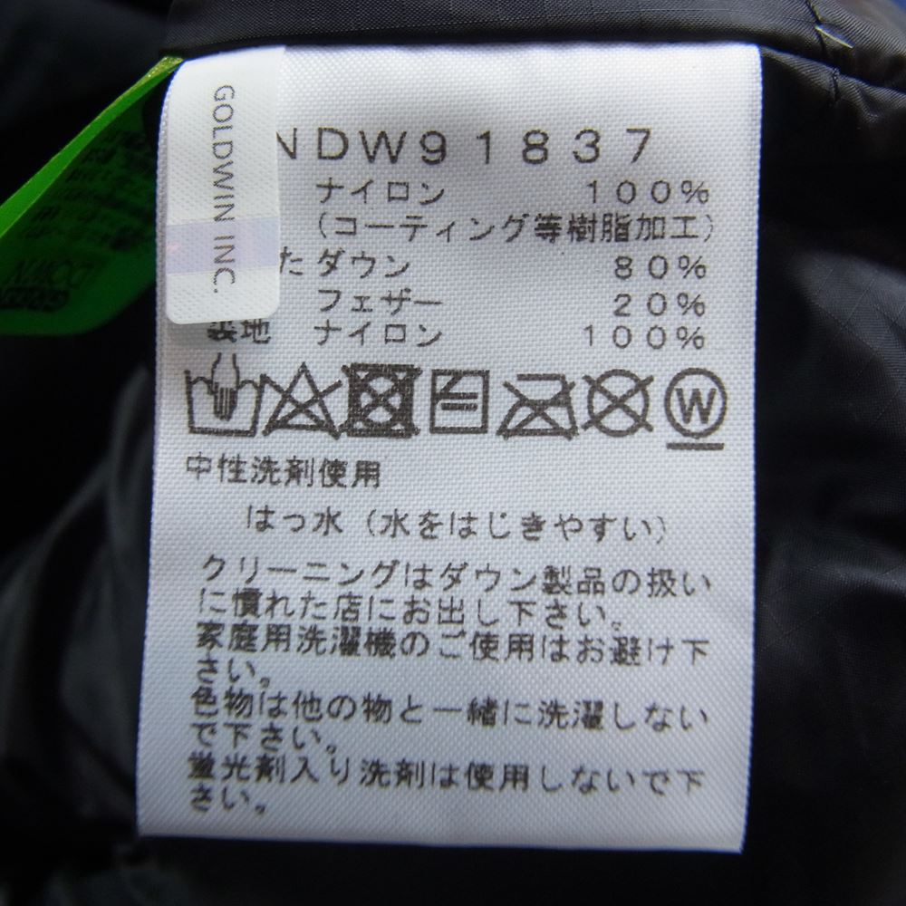 THE NORTH FACE ノースフェイス NDW91837  Makalu Down Coa tマカル ダウン コート ブラック系 L【新古品】【未使用】【中古】