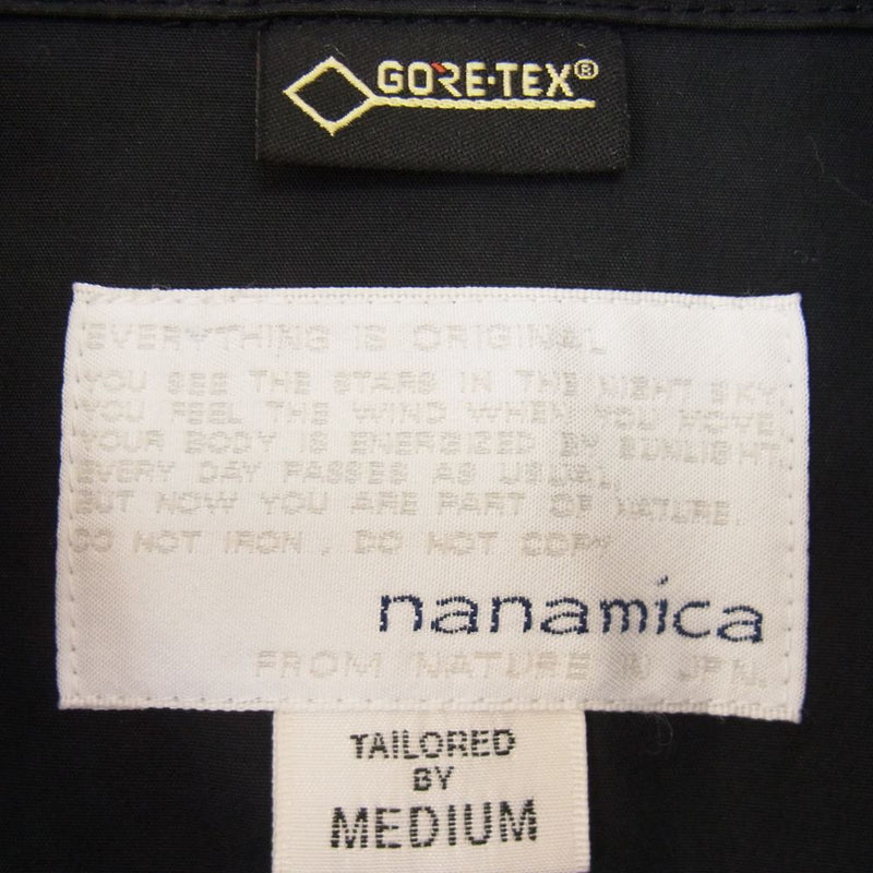 nanamica ナナミカ SUBF800 nanamica GORE-TEX Soutien Collar Coat ナナミカ ゴアテックス ステンカラー コート  ネイビー系 M【中古】