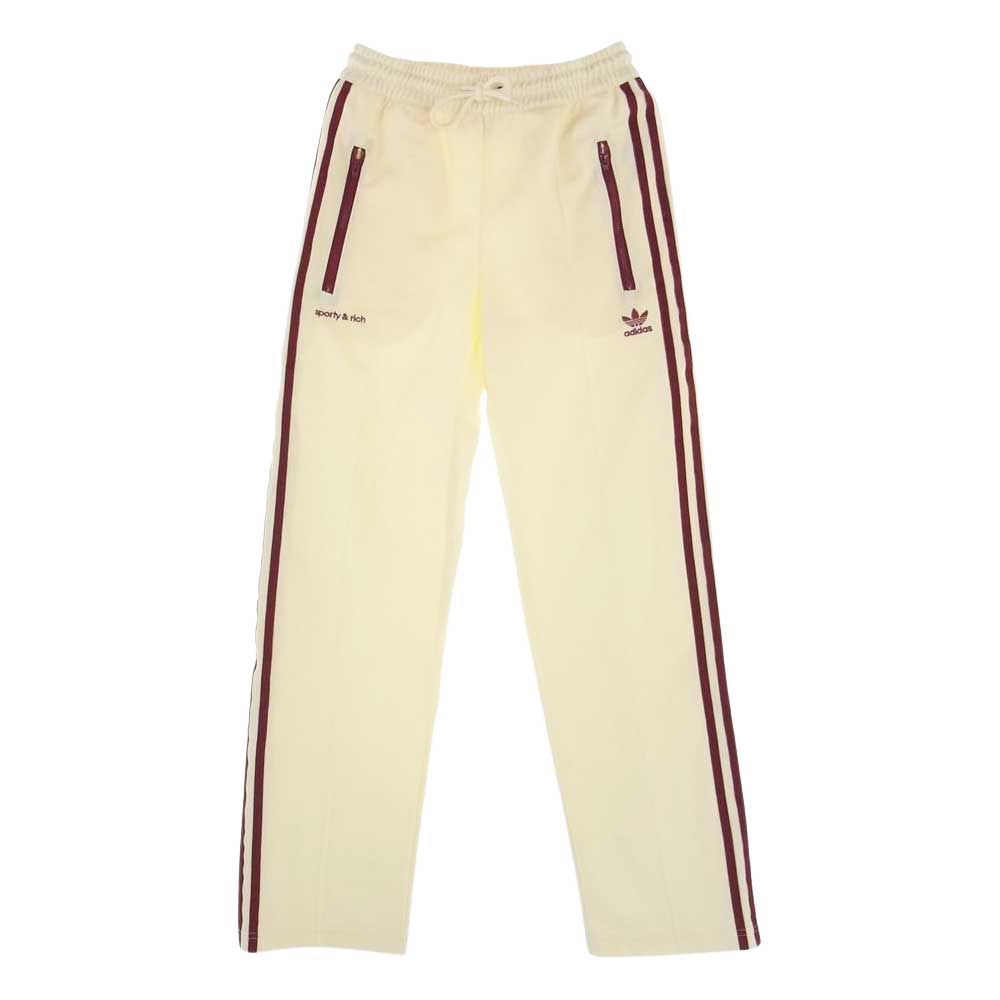 adidas アディダス × Sporty＆Rich ジャージ トラックジャケット パンツ セットアップ オフホワイト系 M【美品】【中古】
