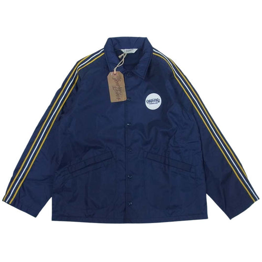 TENDERLOIN テンダーロイン RACING COACH JKT レーシング コーチ ナイロン ジャケット ネイビー系 S【美品】【中古】