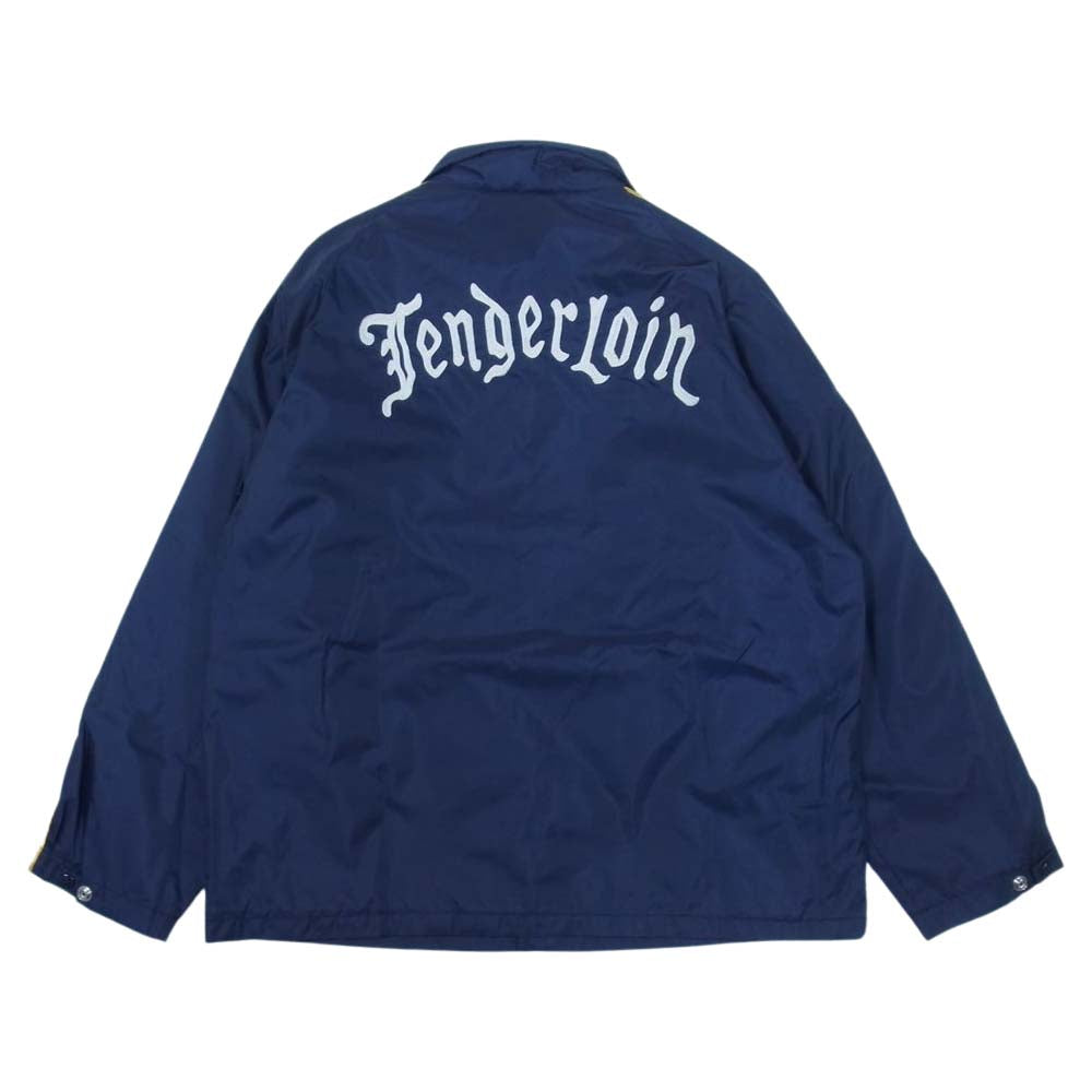 TENDERLOIN テンダーロイン RACING COACH JKT レーシング コーチ ナイロン ジャケット ネイビー系 S【美品】【中古】