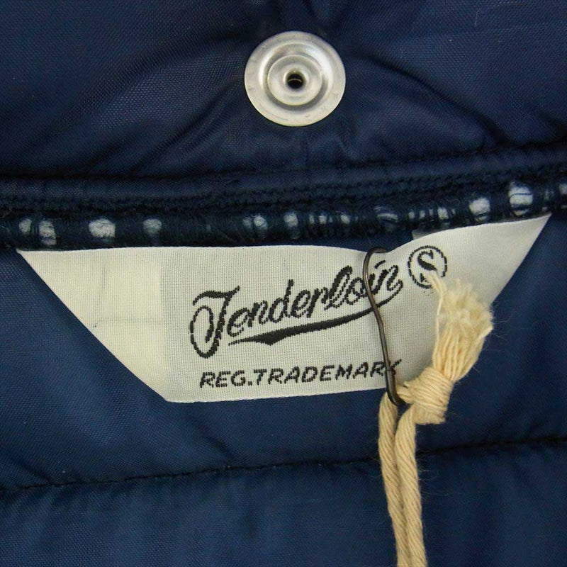 TENDERLOIN テンダーロイン NRA RACING JKT レーシング 中綿 ジャケット ネイビー系 S【美品】【中古】