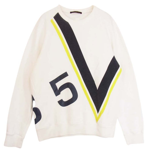 LOUIS VUITTON ルイ・ヴィトン 17SS アメリカズカップ 2017 ロゴ スウェット ホワイト系 XXL【中古】