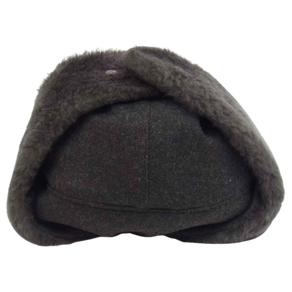 LOUIS VUITTON ルイ・ヴィトン M71199 【クリーニング済】 ファー アルプス ウール カシミヤ フライト キャップ トラッパー キャップ グレー系 60cm【美品】【中古】