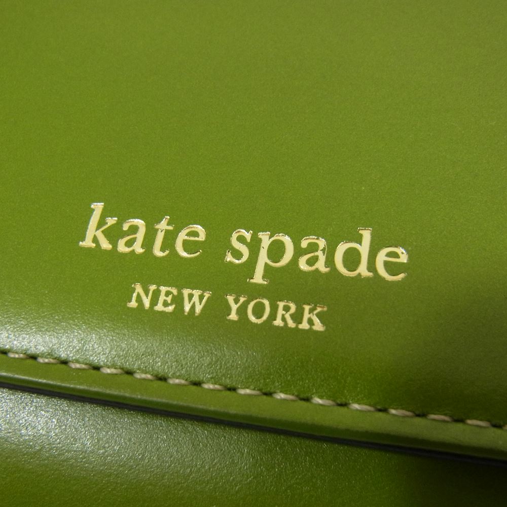 Kate Spade ケイトスペード PWRU0070 304 長財布 グリーン系【中古】