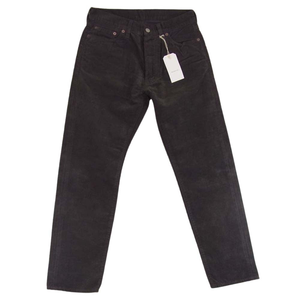 オーディナリーフィッツ ANKLE CORDUROY PANTS アンクル コーデュロイ パンツ グレー系 28【極上美品】【中古】