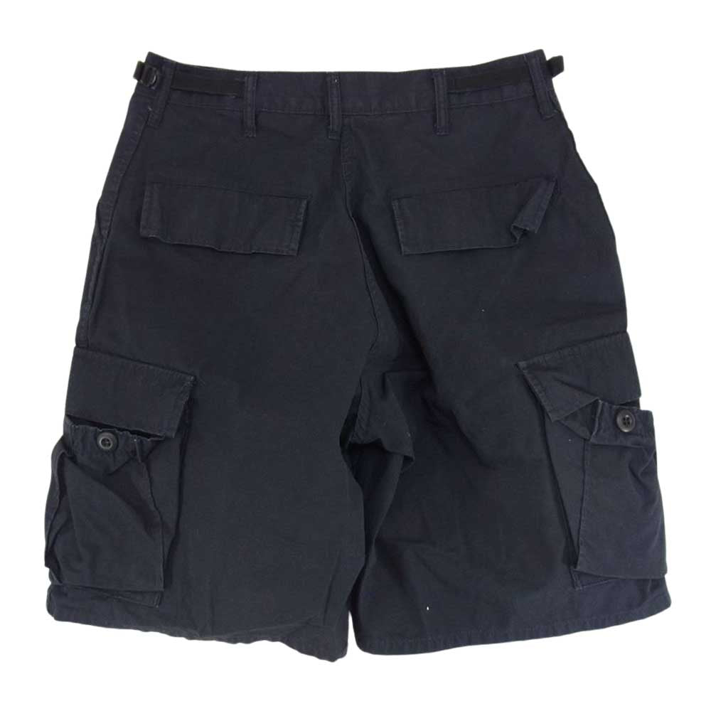 プロパー  リップストップ カーゴ ショート パンツ ショーツ ダークネイビー系 S【中古】
