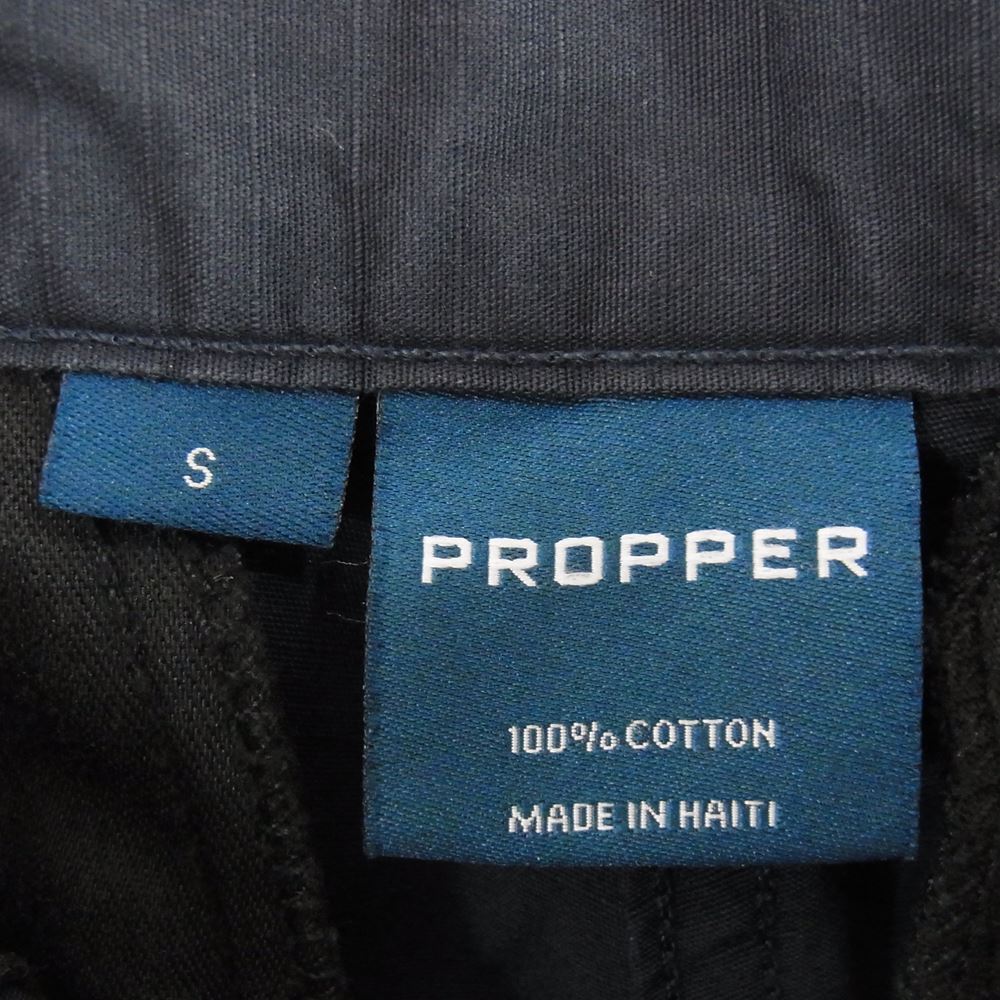 プロパー  リップストップ カーゴ ショート パンツ ショーツ ダークネイビー系 S【中古】