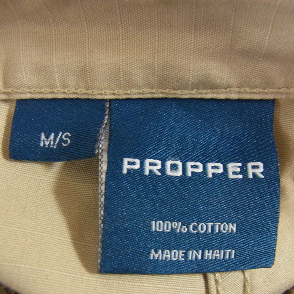 プロパー  リップストップ カーゴ パンツ ベージュ ベージュ系【中古】