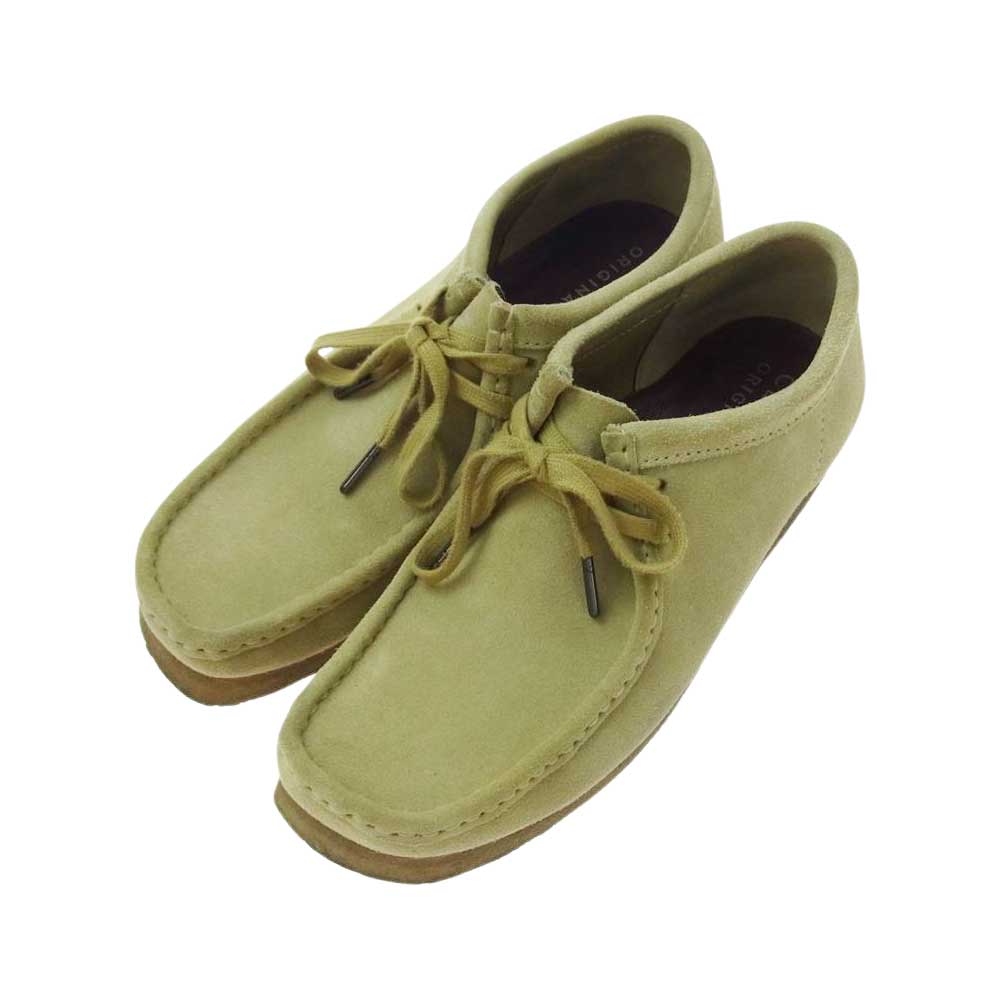 Clarks クラークス Wallabee ワラビー クレープソール シューズ ライトブラウン系 26cm【中古】