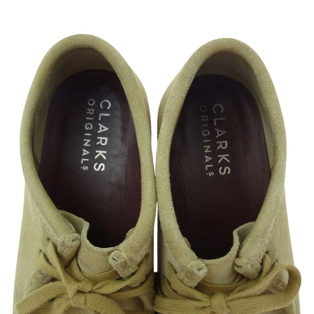 Clarks クラークス Wallabee ワラビー クレープソール シューズ ライトブラウン系 26cm【中古】