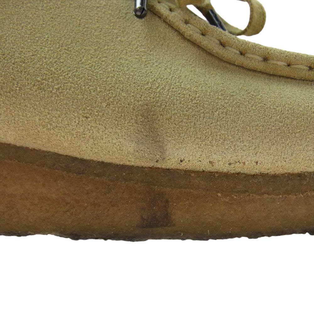 Clarks クラークス Wallabee ワラビー クレープソール シューズ ライトブラウン系 26cm【中古】