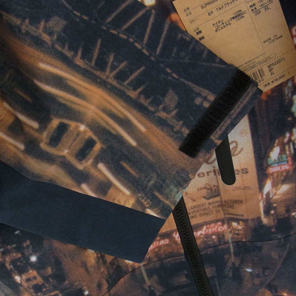 Supreme シュプリーム 22AW  NP52207I The North Face Taped Seam Shell Jacket Times Square テープドシーム シェル ジャケット マウンテンパーカー  XL【新古品】【未使用】【中古】