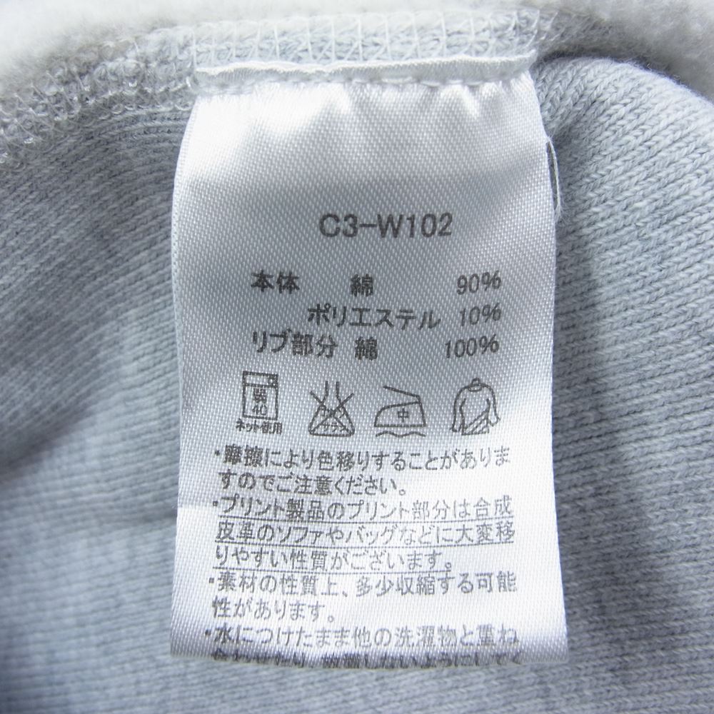 STANDARD CALIFORNIA スタンダードカリフォルニア × Champion Reverse Weave Pullover Hood Sweat  チャンピオン アーチロゴ リバースウェーブ スウェット パーカー グレー系 L【中古】