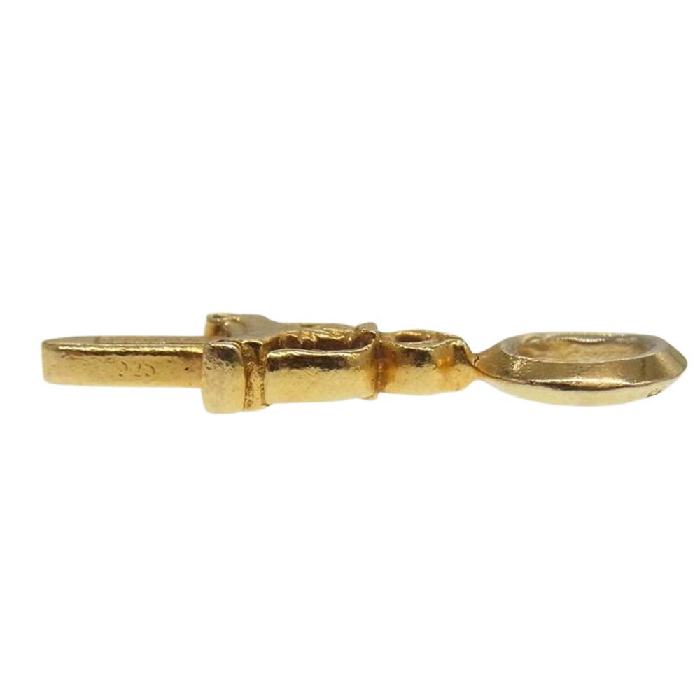 CHROME HEARTS クロムハーツ（原本有） 22K STACK DAGGER ダガー スタック チャーム ペンダント ゴールド系【中古】
