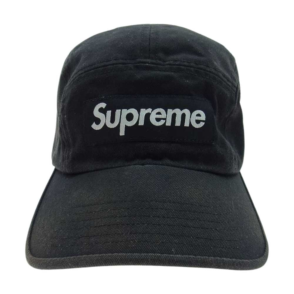 Supreme シュプリーム 5 Panel Camp Cap ボックスロゴ パネル キャンプ ブラック系【中古】