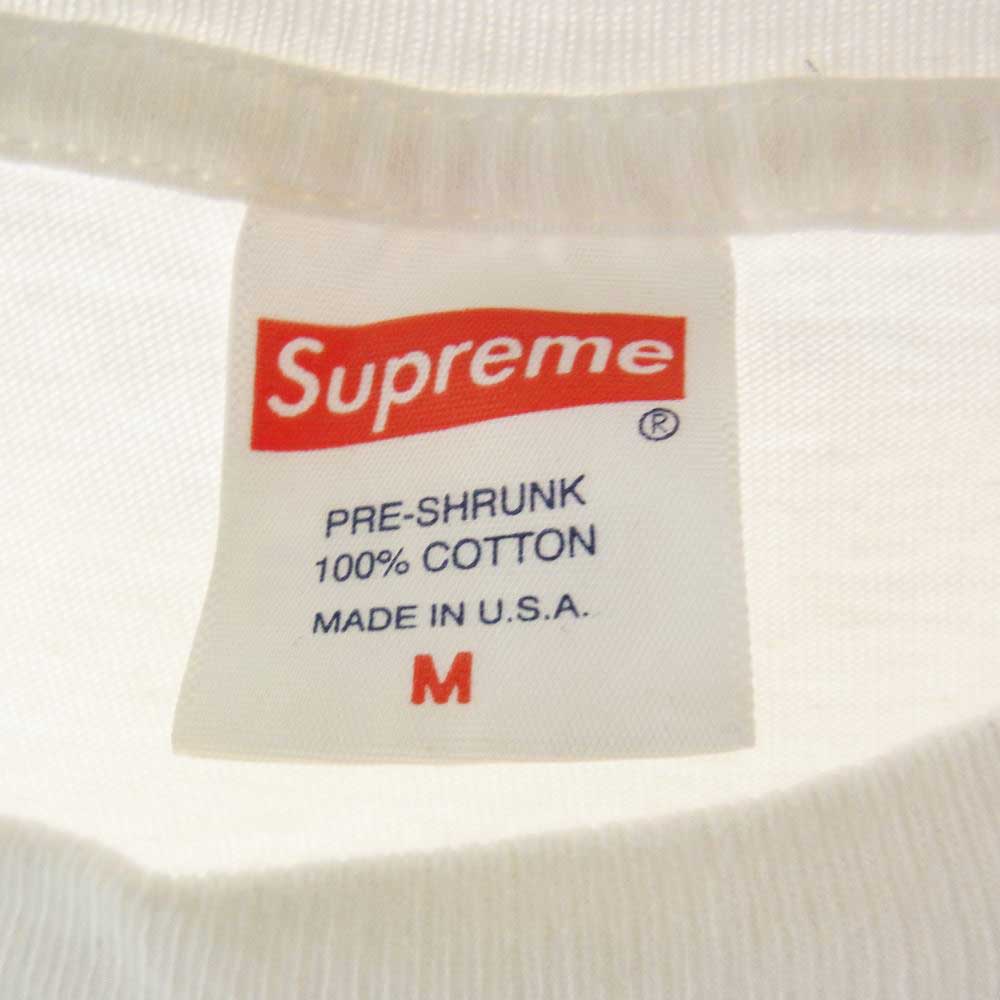 Supreme シュプリーム 17AW Crash Tee クラッシュ Tシャツ 半袖 ホワイト系 M【中古】