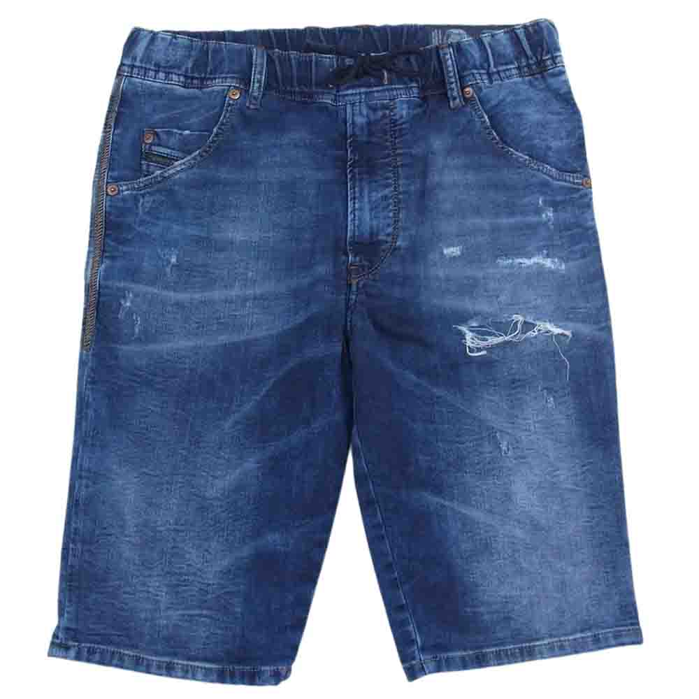 DIESEL ディーゼル D Krooshort NE Denim Shorts ストレッチ デニム ショート パンツ ショーツ  インディゴブルー系 30【中古】